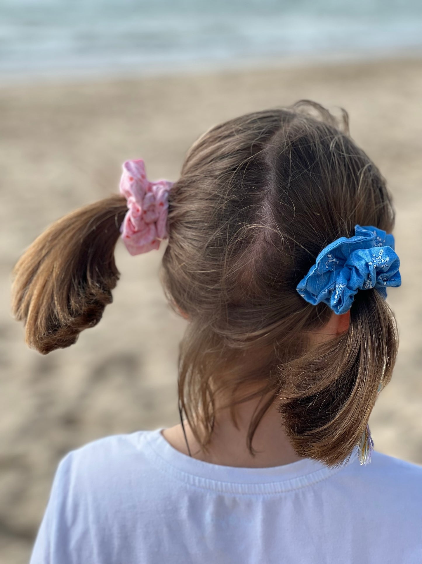 Forget Me Not Blue Scrunchie