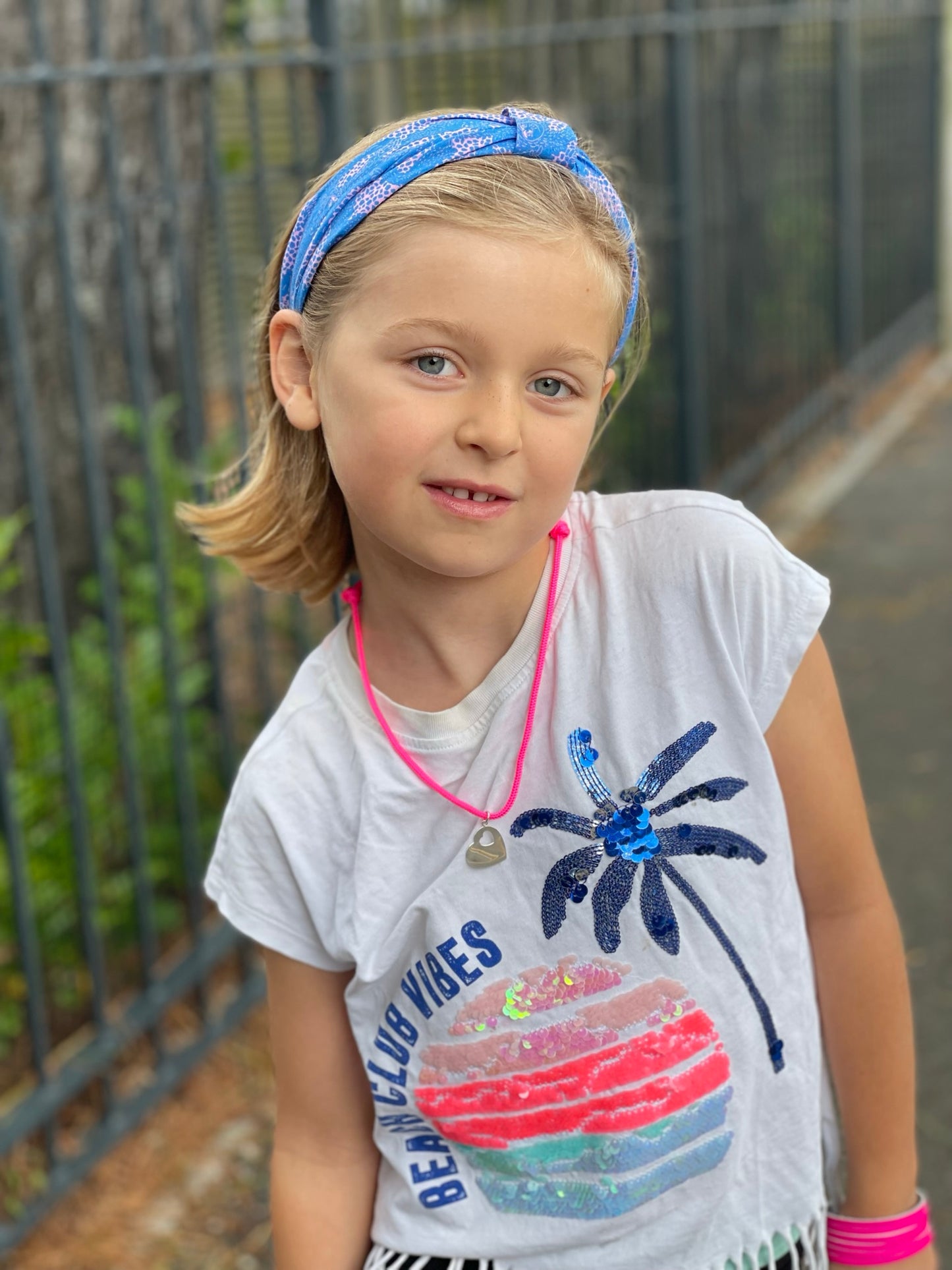 Pink Leopard Headband