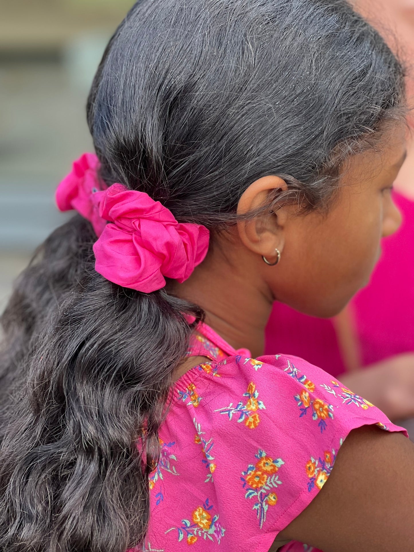 B-girl hot pink Scrunchie