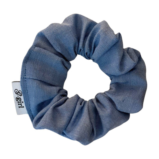 Denim Chambray Scrunchie