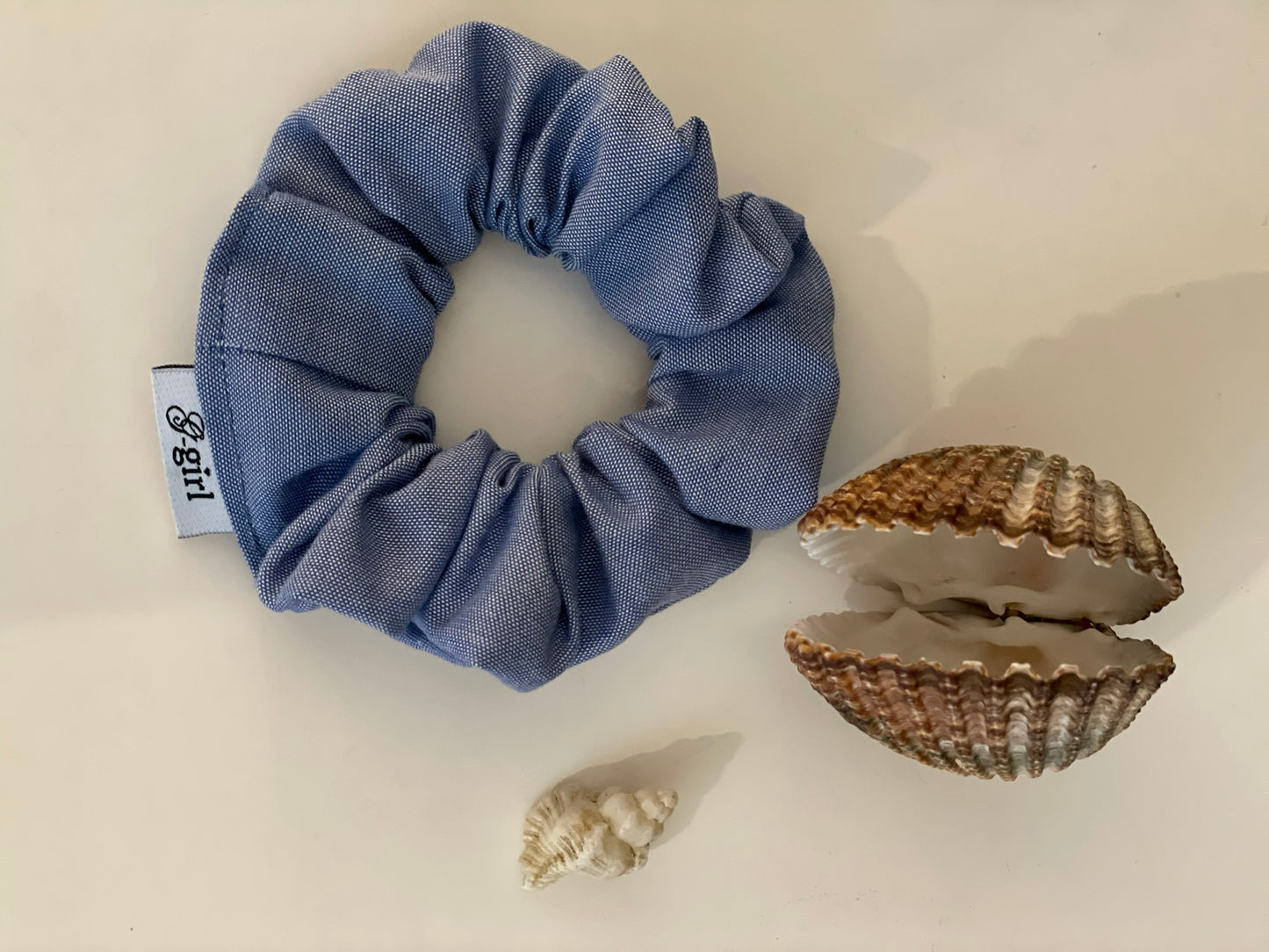 Denim Chambray Scrunchie