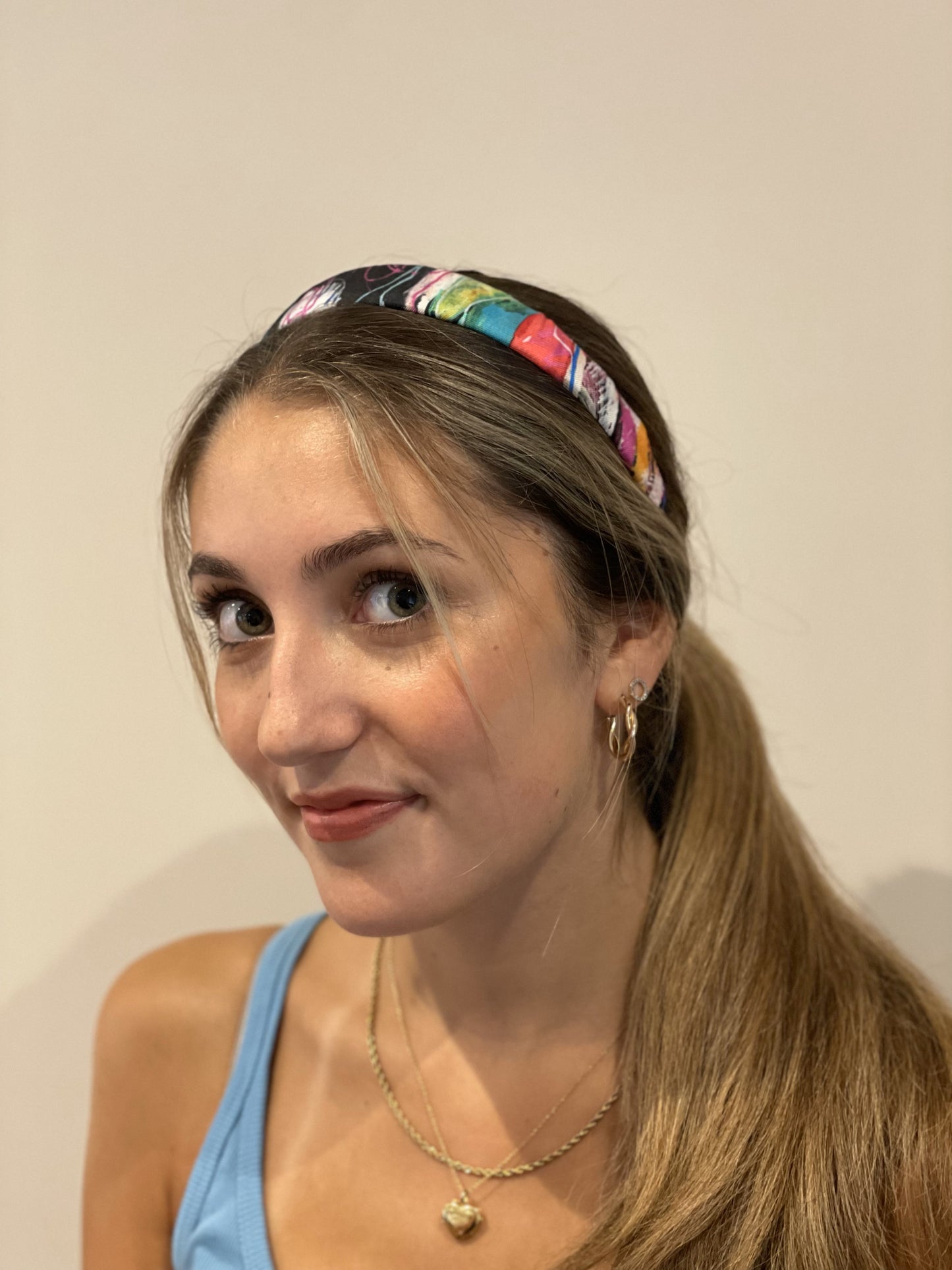 Colourful Liberty silk fabric Headband