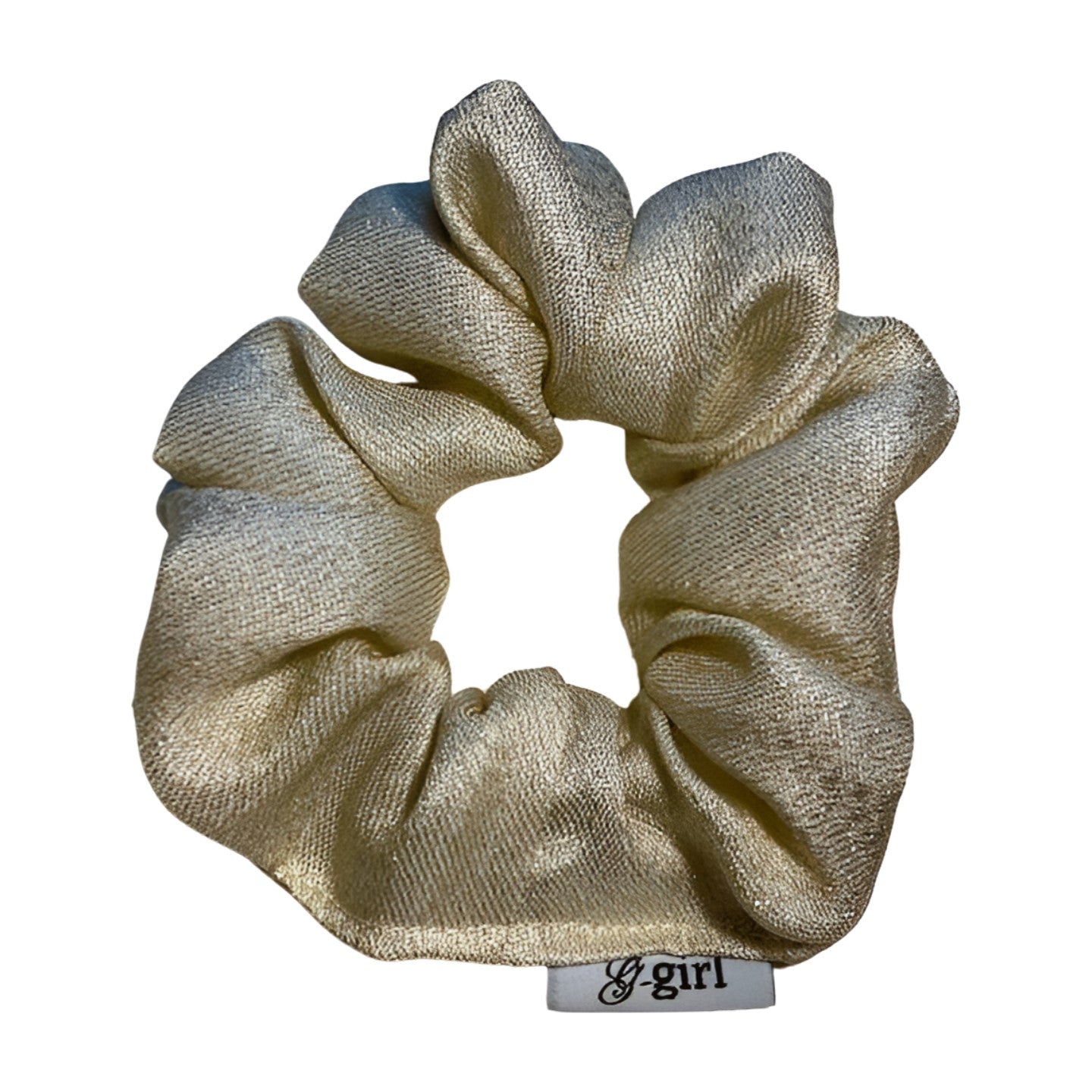 Gold Shimmer scrunchie