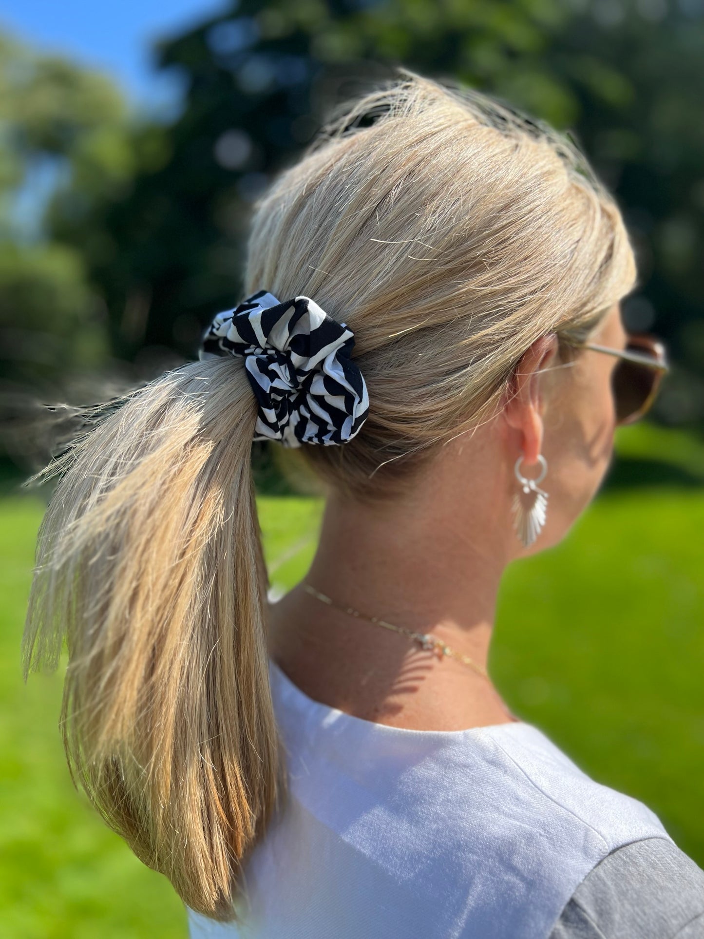 Zebra Scrunchie