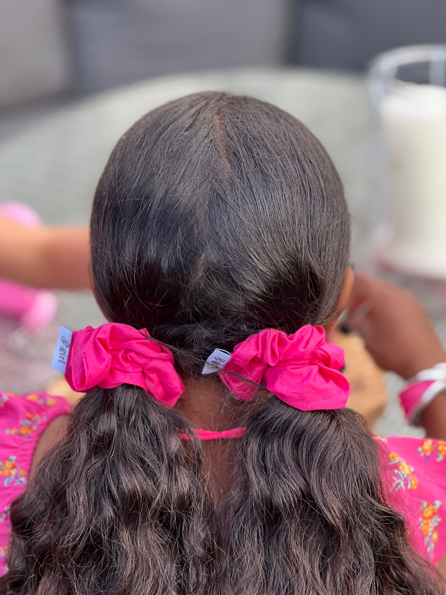 B-girl hot pink Scrunchie