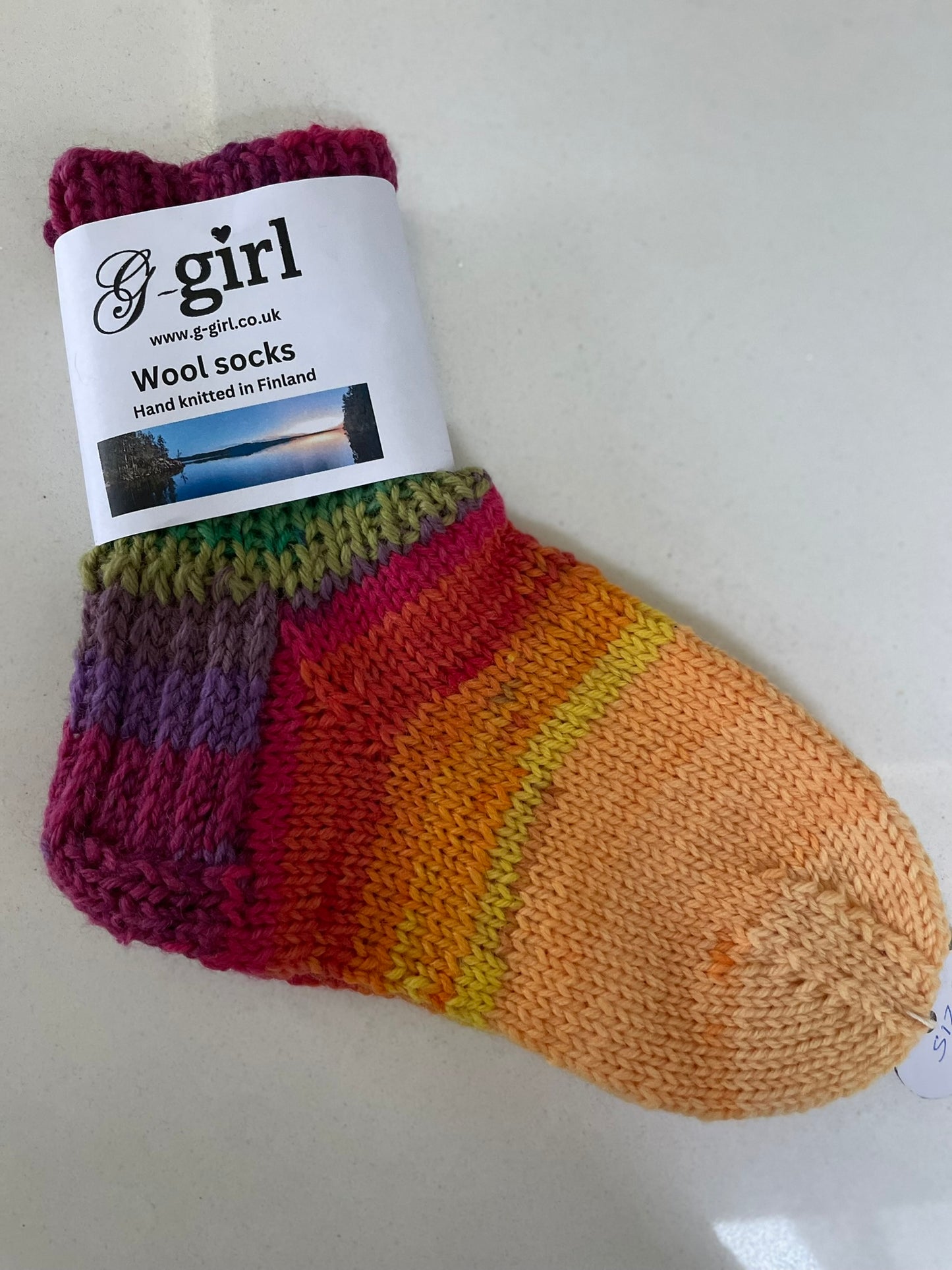 Keskiyön aurinko socks