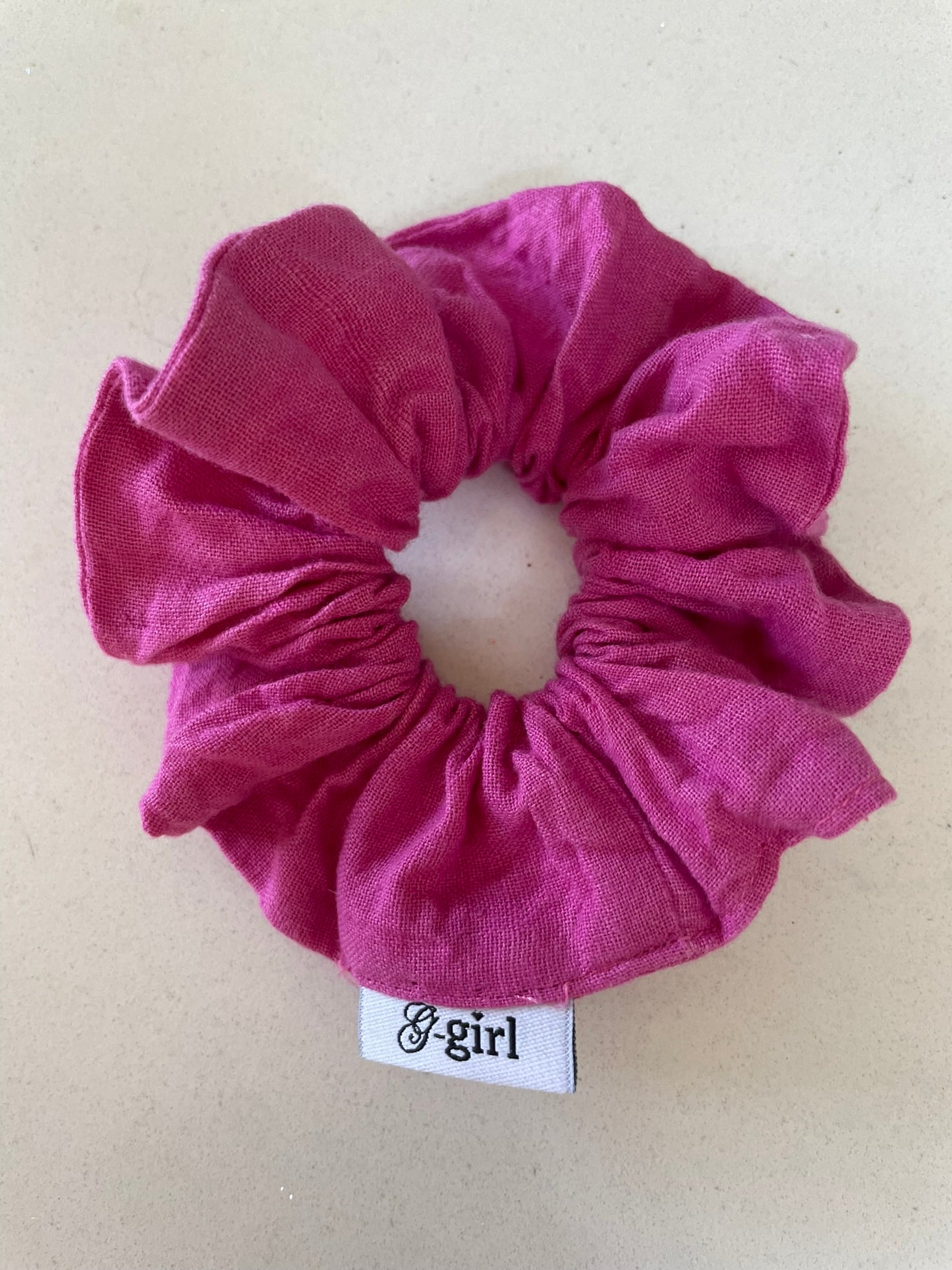 Magenta Handloomed Scrunchie