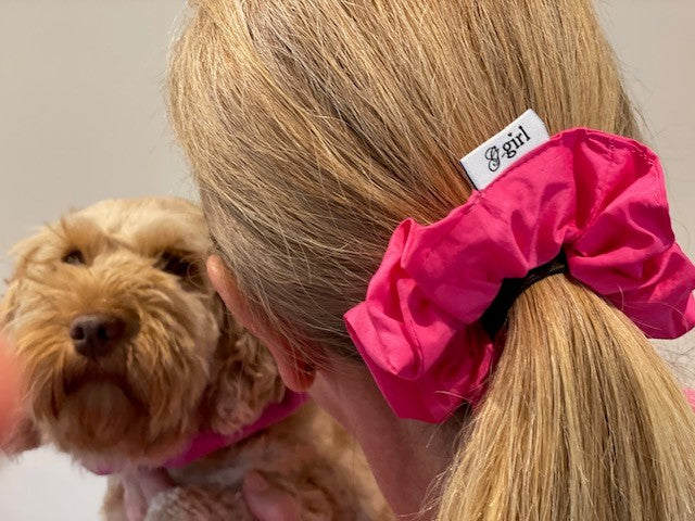 B-girl hot pink Scrunchie