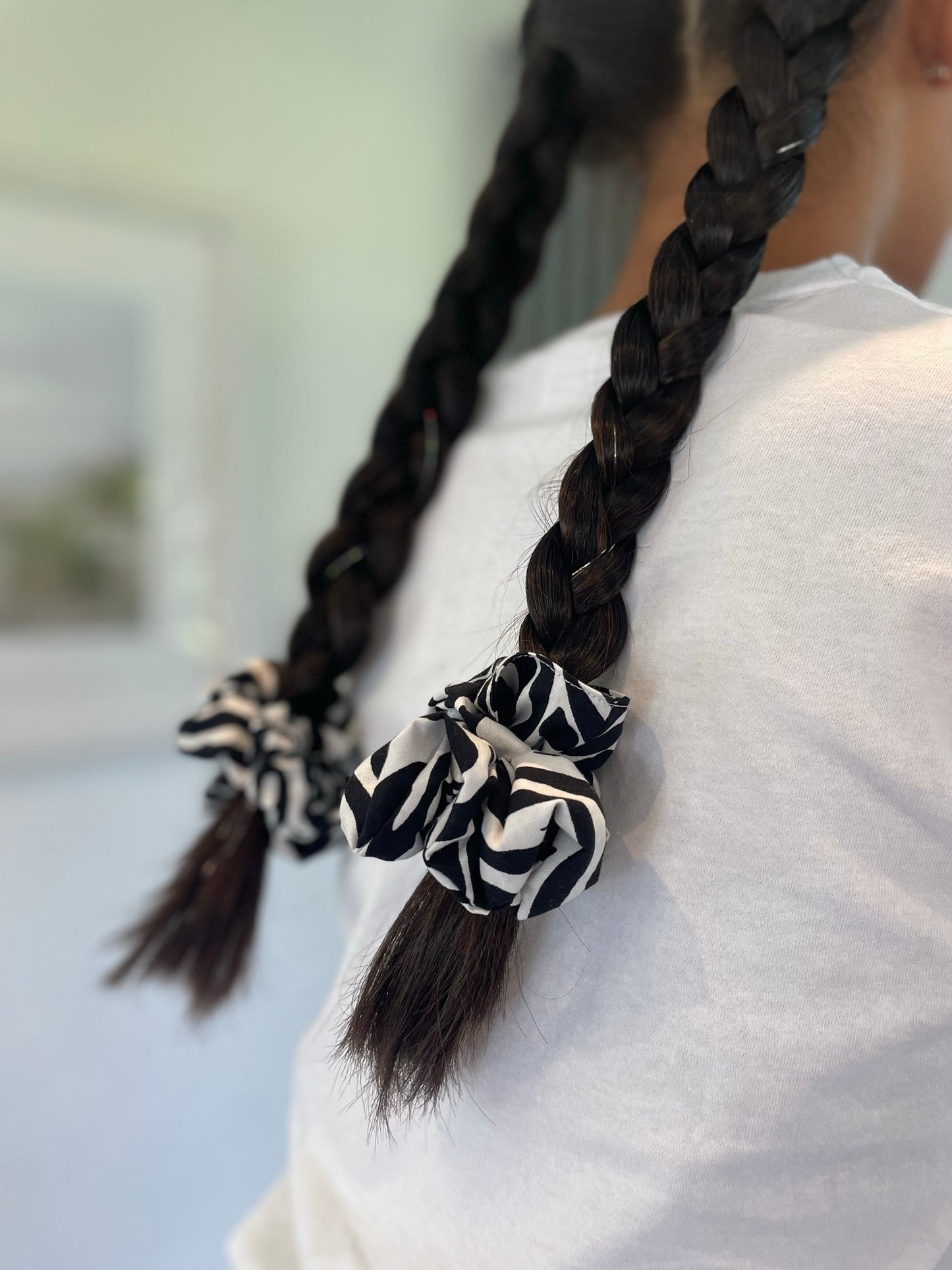 Zebra Scrunchie