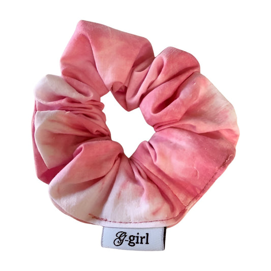 Pink Tie-Die Scrunchie