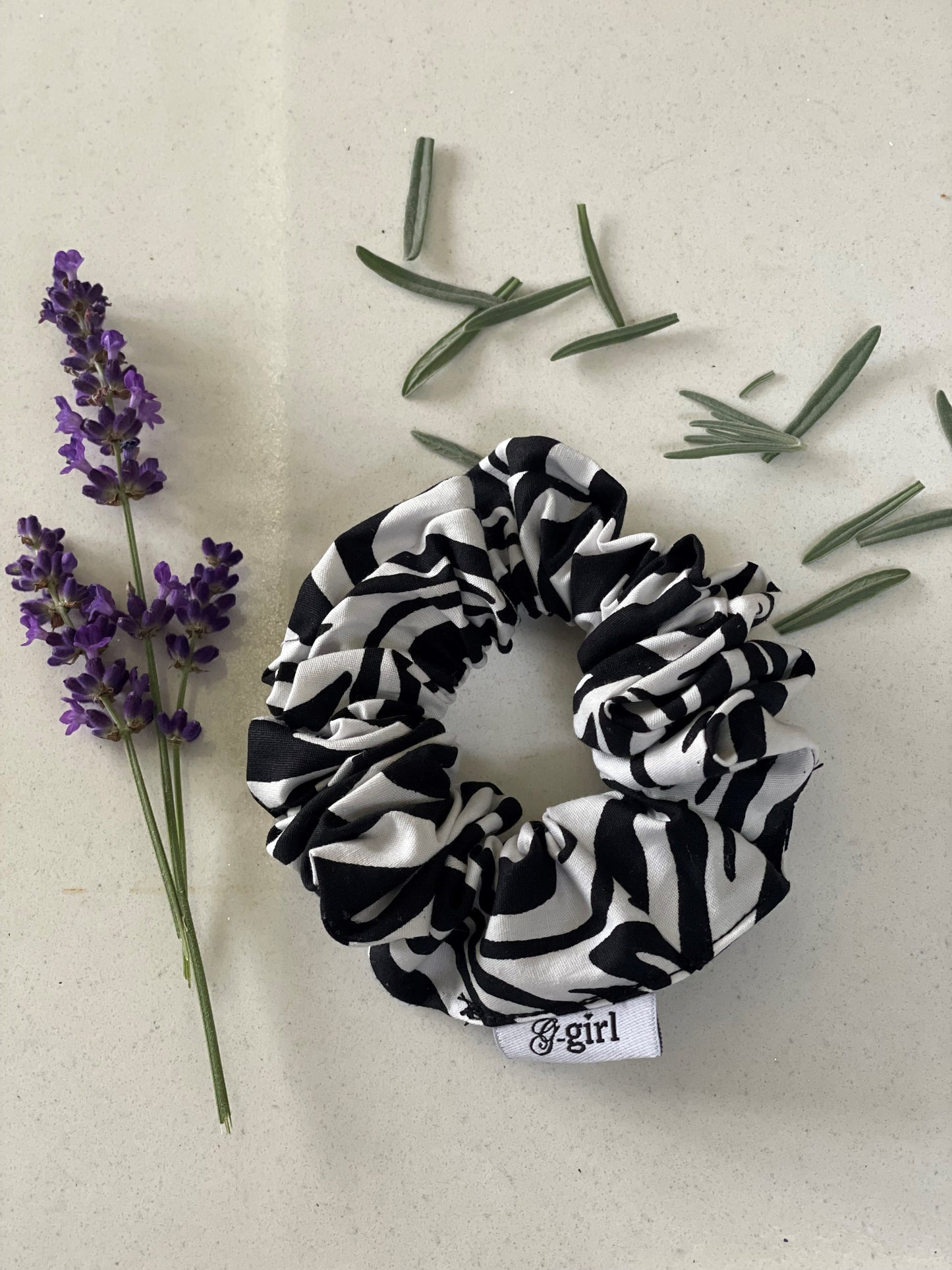 Zebra Scrunchie