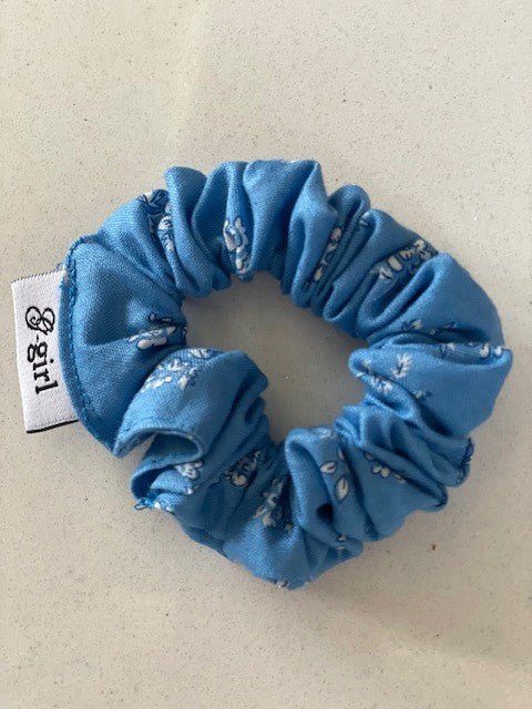 Forget Me Not Blue Scrunchie